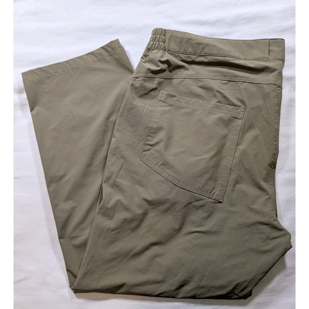 Free Soldier Men's Tactical Hiking Pants Tan Cargo Nylon Spandex Stretch 42x30